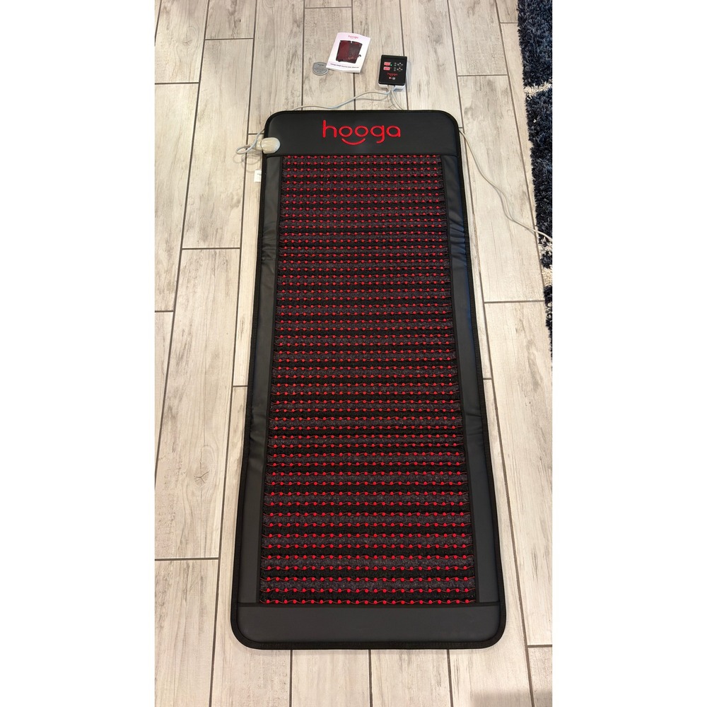 Hooga PEMF Far Infrared Heat Therapy Mat 74" Amethyst Tourmaline Full Body NEW